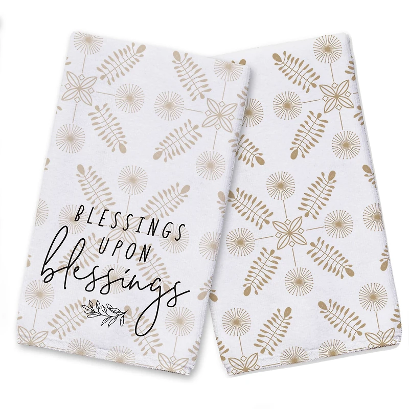 Blessings Upon Blessings Tea Towel Set