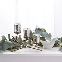 9.5" Triple Tealight Branch Candle Holder