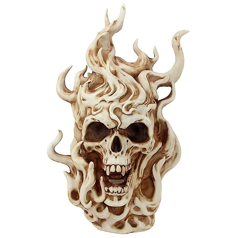 Design Toscano Hell's Flames Vampire Skull Statue