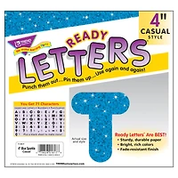 4" Uppercase Sparkle Ready Letters