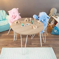 Toy Time Wooden Blocks Classic Building Set with Storage Bag