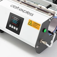 Craft Express White Elite Pro Tumbler Heat Press