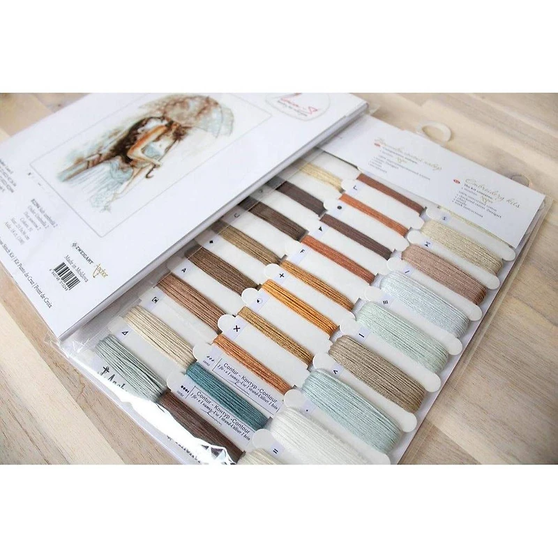 Luca-s Under Umbrella Counted Cross Stitch Kit