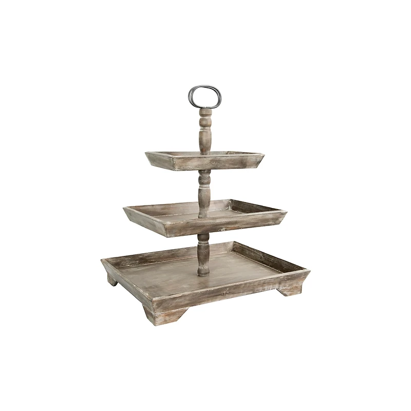 Hello Honey® 25" Decorative 3 Tier Tray