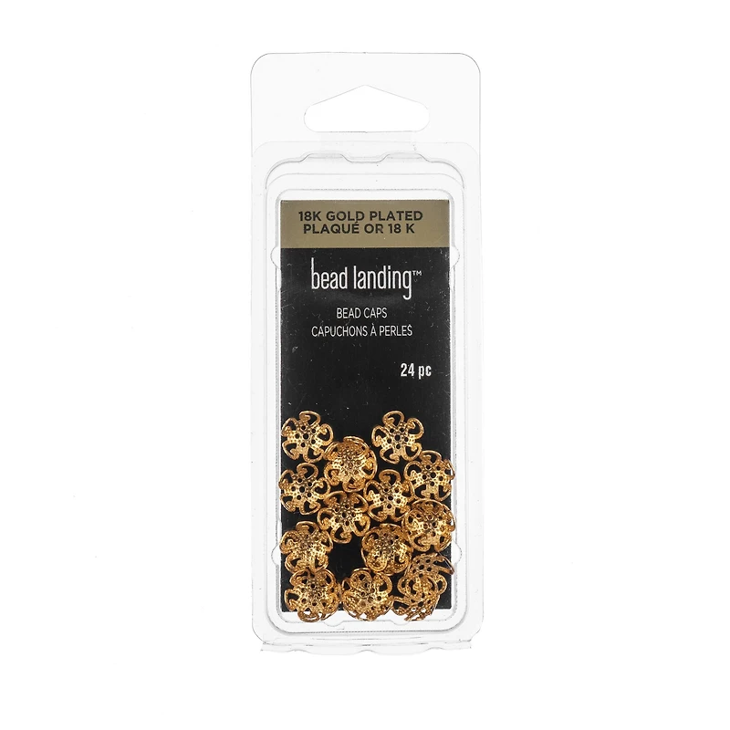 8mm Metal Bead Caps