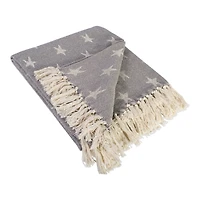 DII® Gray Stars Throw