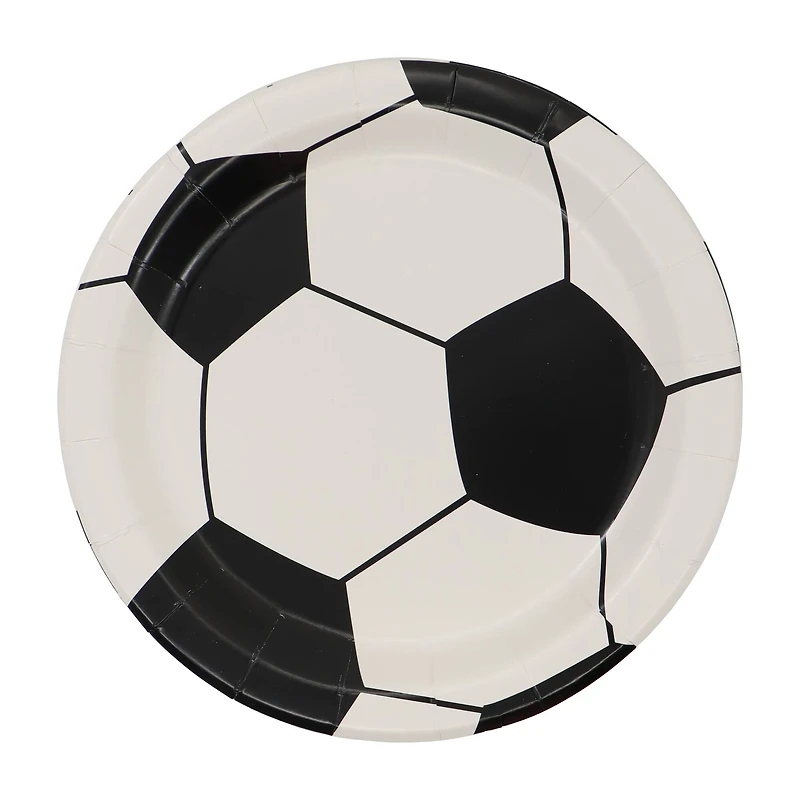 7" Soccer Ball Paper Snack Plates, 10ct. by Celebrate It™