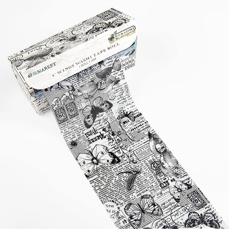 49 And Market Curators Essential 4" Wings Washi Tape Roll