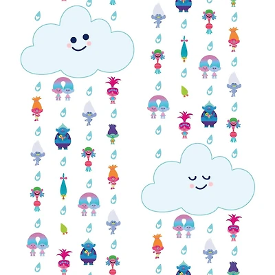 RoomMates Trolls Clouds Peel & Stick Wallpaper