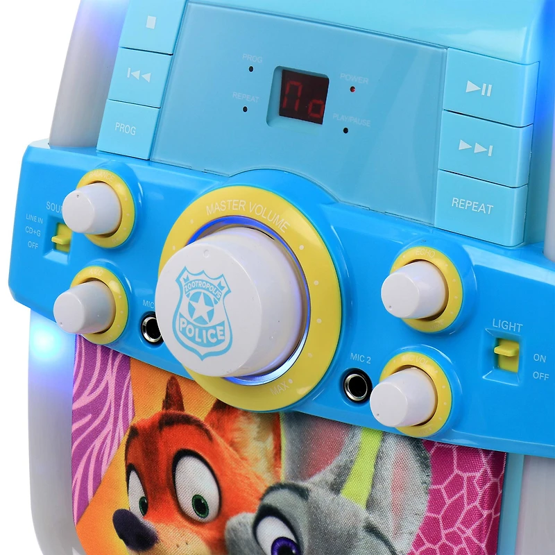 Zootopia Flashing Light Karaoke Machine