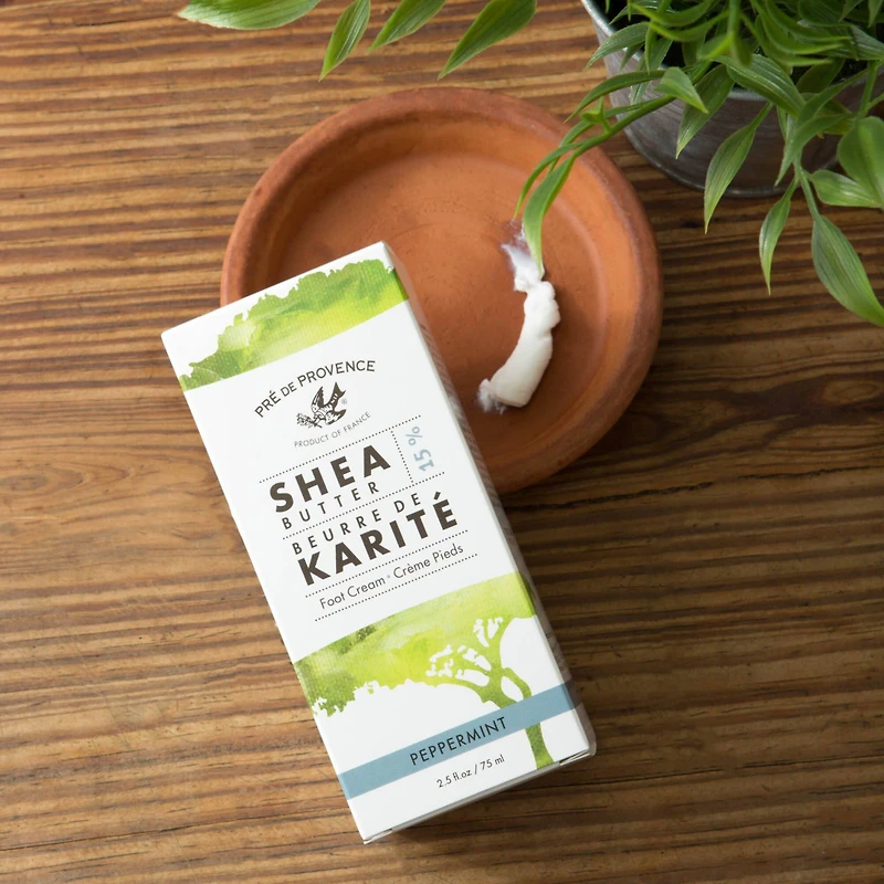 European Soaps Shea Butter Foot Cream, 75mL