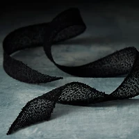 1" x 5yd. Black Mesh Ribbon by Celebrate It® Classic