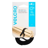 12 Pack: VELCRO® Brand ONE-WRAP® Black Roll, 4ft.
