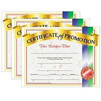 Hayes® Certificate of Promotion, 3 Packs of 30
