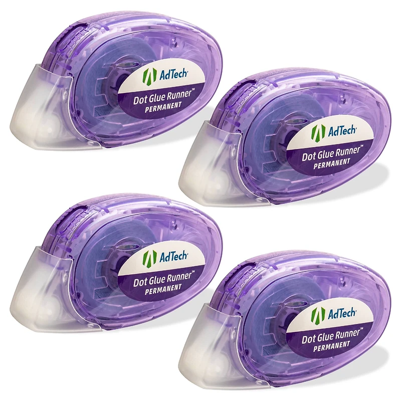 12 Packs: 4 ct. (48 total) AdTech® Permanent Micro Dot Glue Runner™