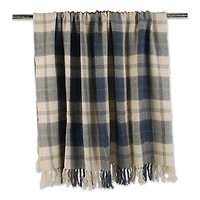 DII® French Blue Farmhouse Woven Throw
