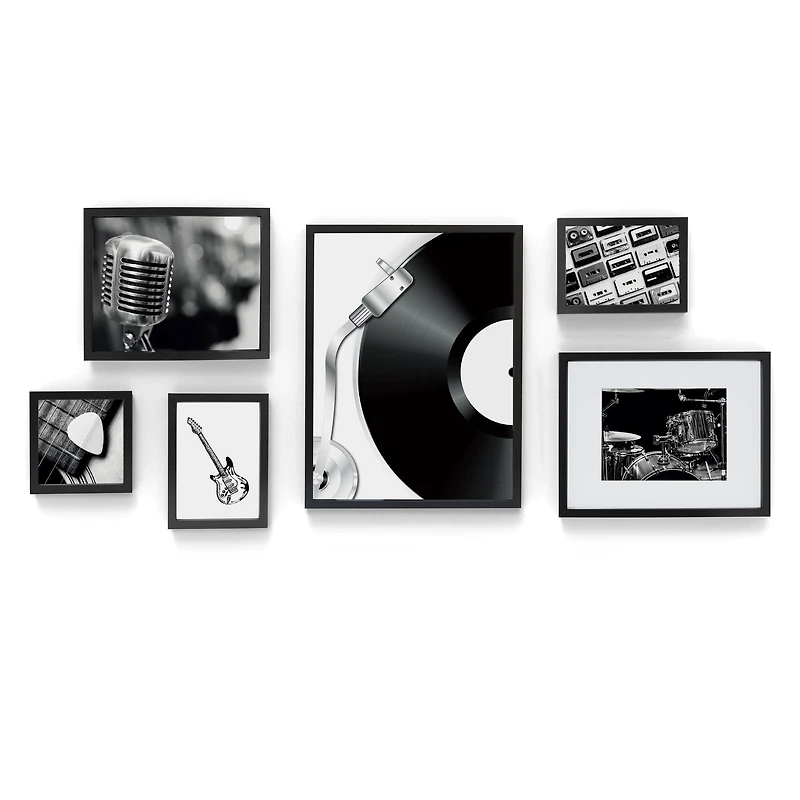 6 Piece 123 Gallery Wall Frame Set by Studio Décor