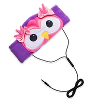 Contixo H1 Adjustable Fleece Headband Headphones, Owl