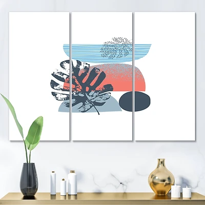 Designart - Colorful Geometric Abstract Art Collage IV