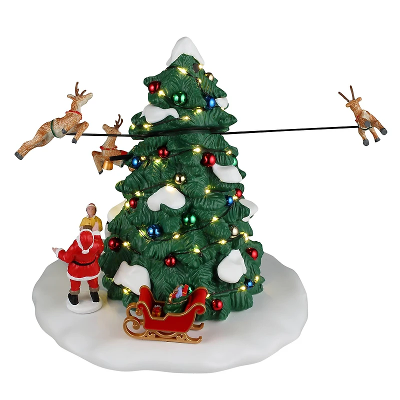 Lemax® Santa's Wonderland Reindeer Races