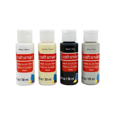 4 Color Basics Acrylic Paint Value Set by Craft Smart®