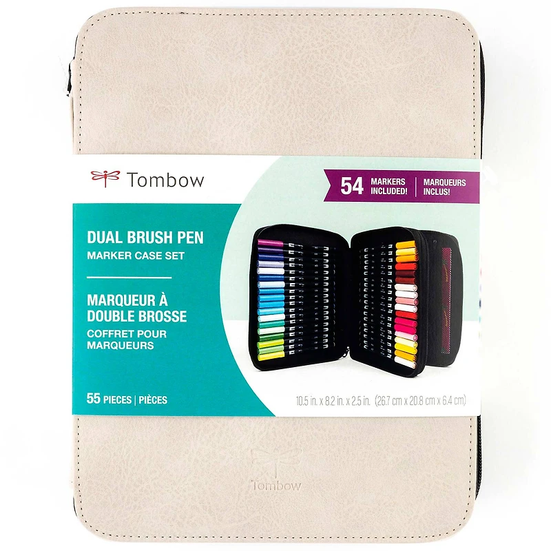 Tombow Dual Brush Pen & Marker Case Set