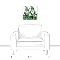 Lucky Love Gnomes 16" x 16" Canvas Wall Art