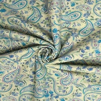 Feldman Yellow Paisley Cotton Flannel
