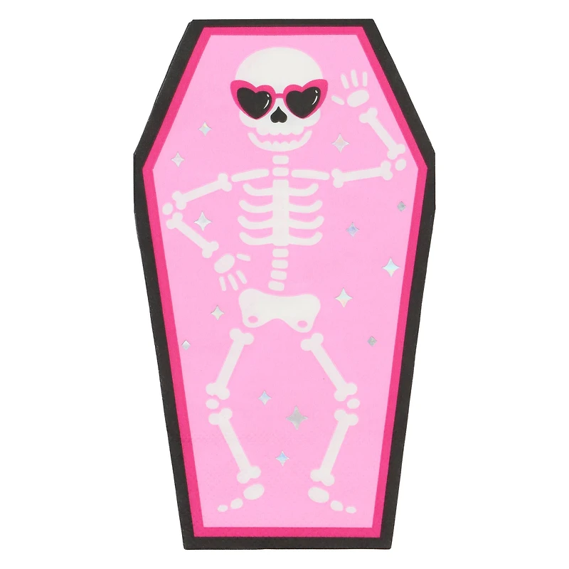 Skeleton in Coffin Foil Guest Napkins, 20ct. by Celebrate It™