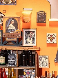 Rolife® Cheers Bar & Dining DIY Miniature House Kit