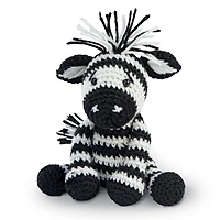 Intermediate Zebra Amigurumi Crochet Kit by Loops & Threads®