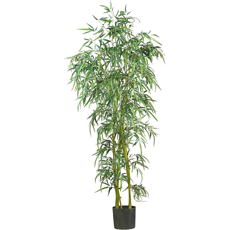 6ft. Potted Fancy Style Slim Bamboo Silk Tree 