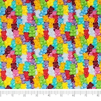 SINGER Rainbow Gummy Bears Cotton Fabric