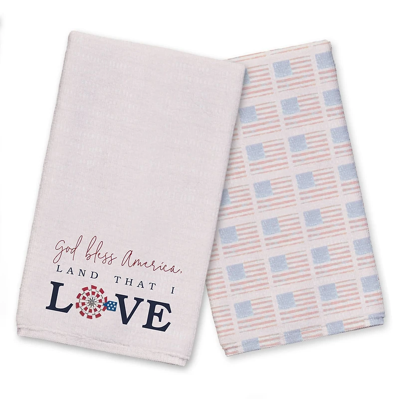 Designs Direct Land That I Love Tea Towel Set