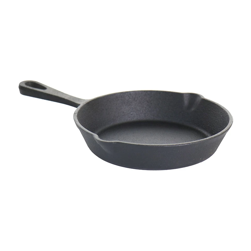 MegaChef Pre-Seasoned 3 Piece Cast Iron Skillet Set
