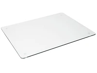 Mind Reader 24" Clear Glass Desk Pad