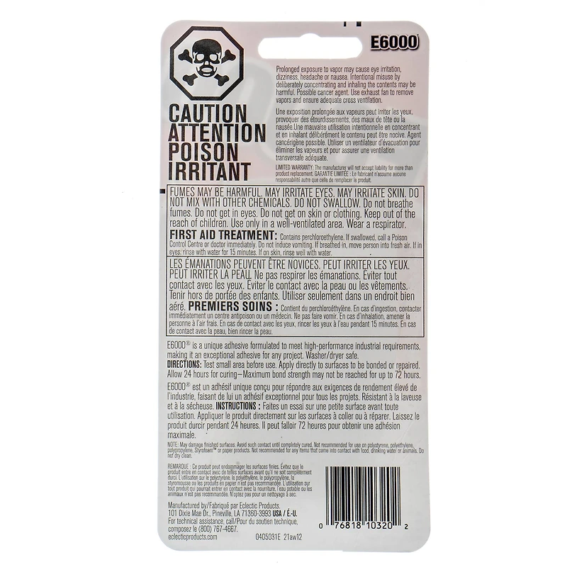 E6000® Transparent Mini Crafting Adhesive Glue Multipack