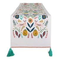 DII® 108" Easter Garden Embellished Table Runner