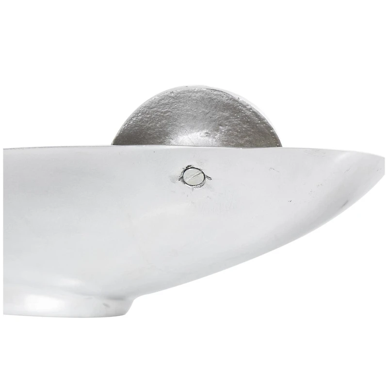 White Sea Life Metal Decorative Bowl Set