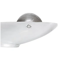 White Sea Life Metal Decorative Bowl Set