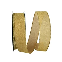JAM Paper 1.5" x 20yd. Metallic Sparkle Glimmer Radiance Wired Ribbon