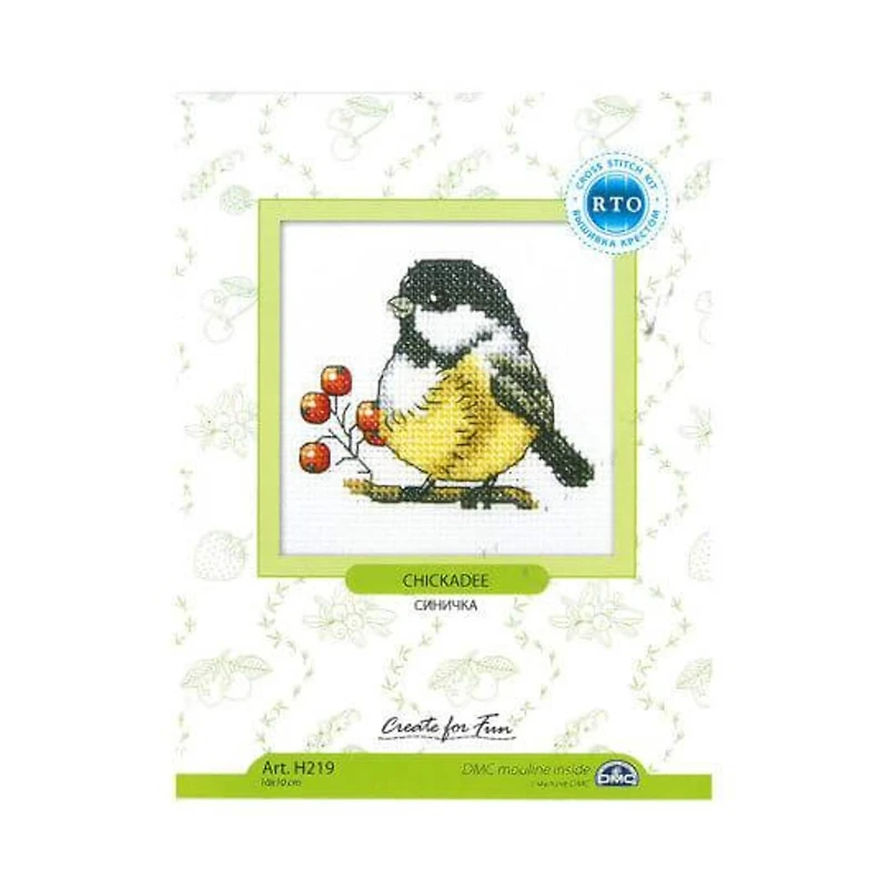 RTO Chickadee Cross Stitch Kit