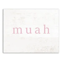 Muah Canvas Wall Art