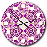 Designart 'Retro Abstract Pattern Design I Mid-Century Modern Wall Clock