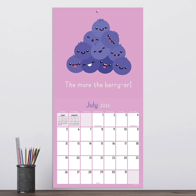 2026 Puns of Fun Wall Calendar