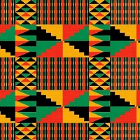 Kente Cotton Fabric Piece by Loops & Threads®