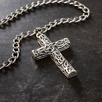 Antique Silver Filigree Cross Pendant by Bead Landing™