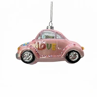 4.5" Pink Love Car Glass Ornament by Ashland®