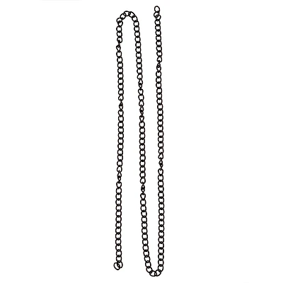 12 Pack: 36" Black Small Figure 8 Chain by Bead Landing™