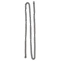 12 Pack: 36" Black Small Figure 8 Chain by Bead Landing™
